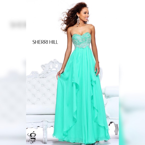 Sherri Hill Style 3874 Nude Prom/Formal Dress 14 - Picture 4 of 7